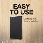 Seagate Portable Disco Duro Externo USB 3.0, Portátil, 2 TB