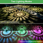 Paquete de 8 luces solares para camino de jardin, (USADAS).