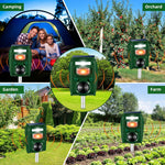 Repelente ultrasónico de animales sensor