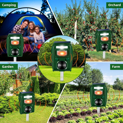 Repelente ultrasónico de animales sensor