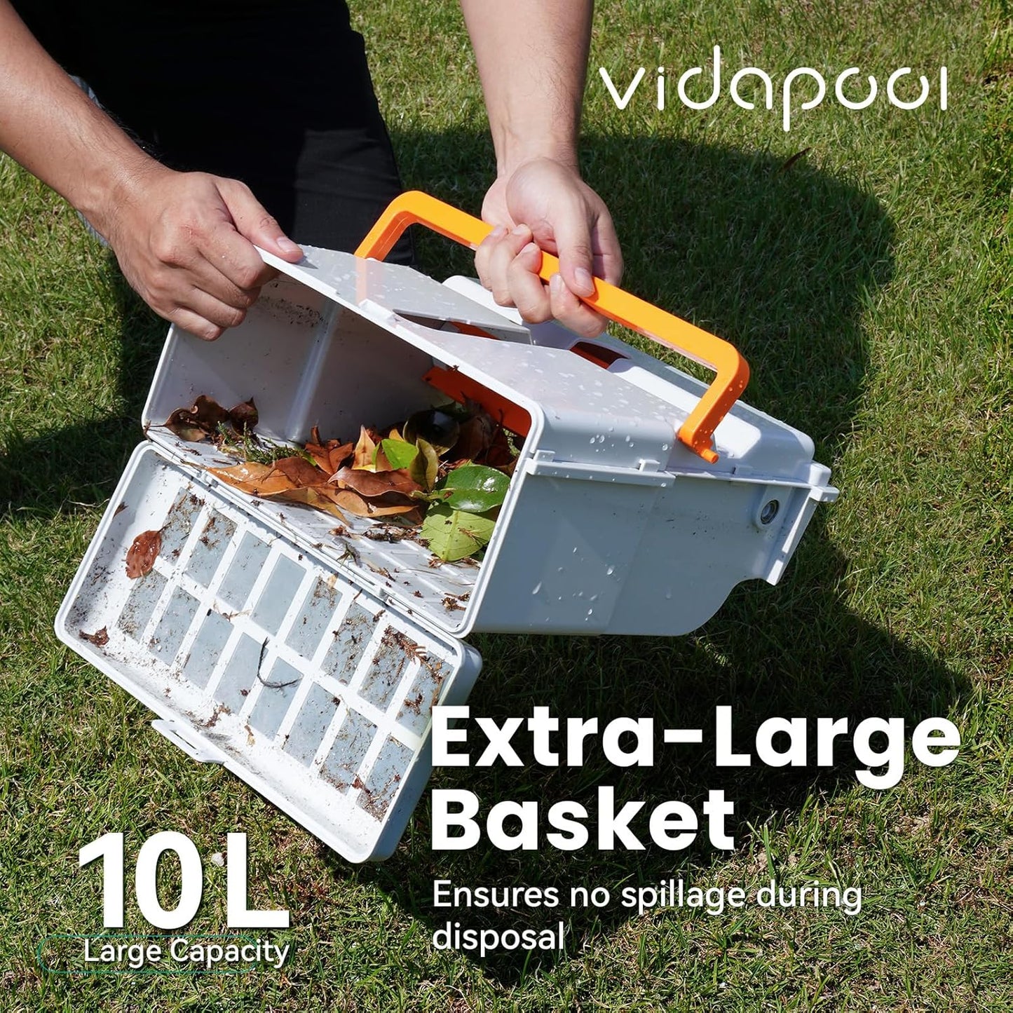 Limpiador automático robótico de piscina con energía solar, VIDAPOOL