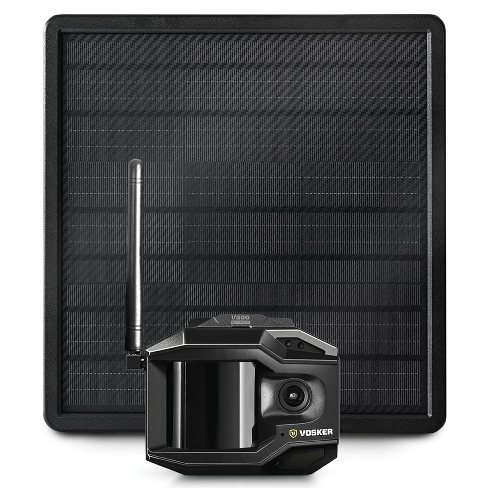 Cámara De Seguridad Autónoma Con Panel Solar Externo Vosker V300