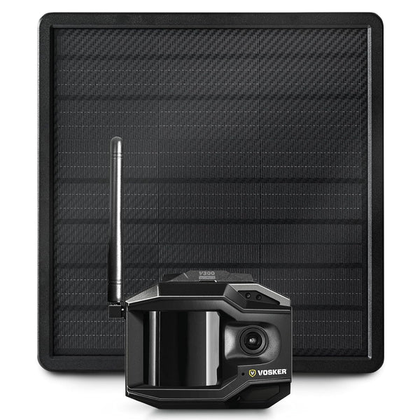 Cámara De Seguridad Autónoma Con Panel Solar Externo Vosker V300