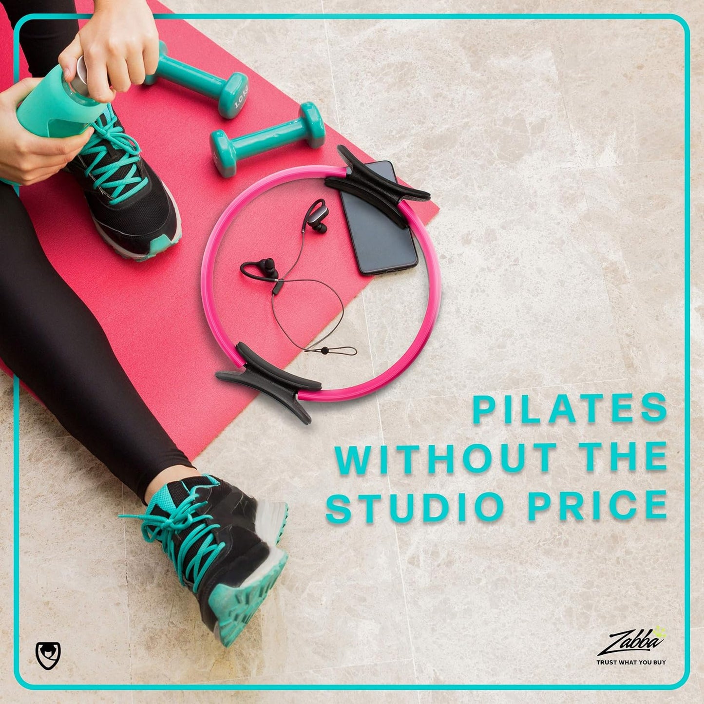 Aro de Pilates URBNFit círculo de fitness tonificador