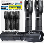 Linternas tácticas TacLight paquete de 3 impermeables