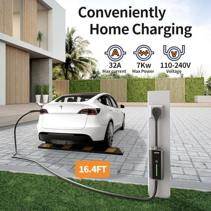 Alxum Cargador Tesla de nivel 2, portátil, enchufe NEMA 14-50.(USADO)
