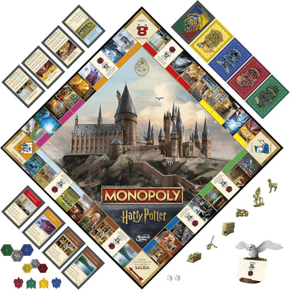 Juego de Mesa Monopoly Hasbro Gaming Harry Potter