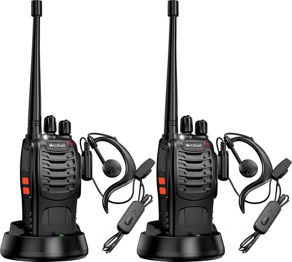 Walkie Talkies Arcshell Recargables 16 Canales UHF