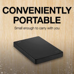 Seagate Portable Disco Duro Externo USB 3.0, Portátil, 2 TB