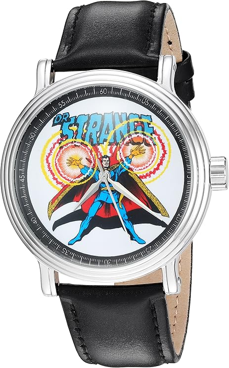 Reloj de cuarzo metálico "Dr. Strange" de Marvel para hombre.