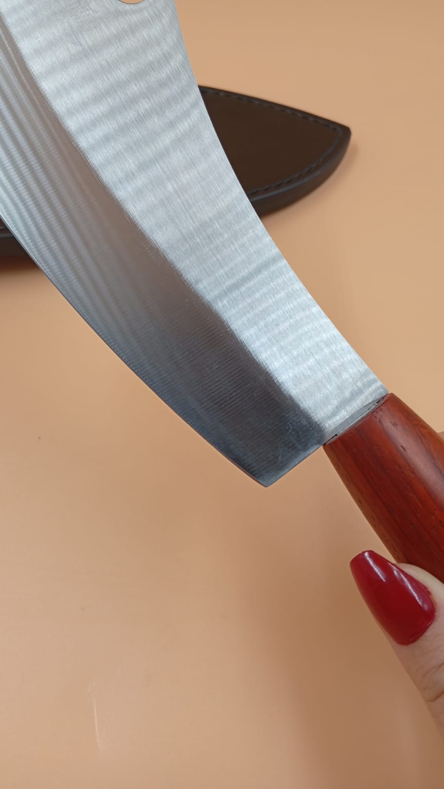 Cuchillo de carnicero OYEZI de 7,5",  acero inoxidable alemán.(USADO)