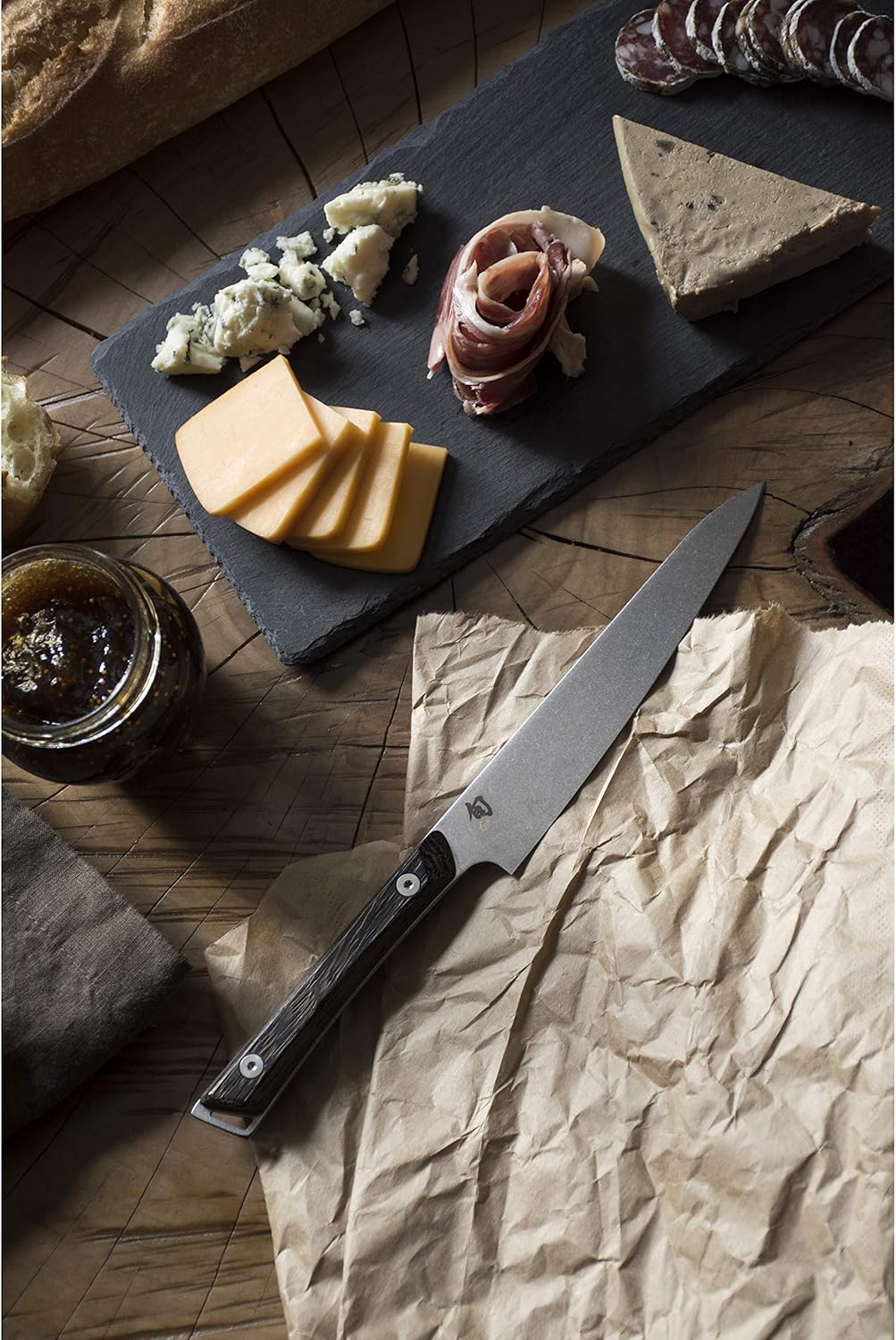Shun Cutlery Kanso, Cuchillo de cocina de hoja recta de 6".