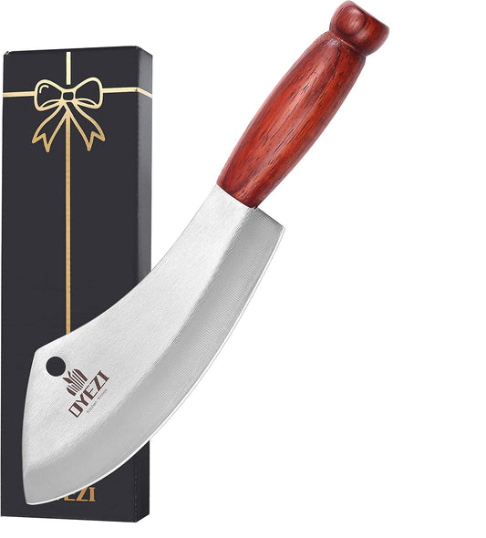 Cuchillo de carnicero OYEZI de 7,5",  acero inoxidable alemán.(USADO)