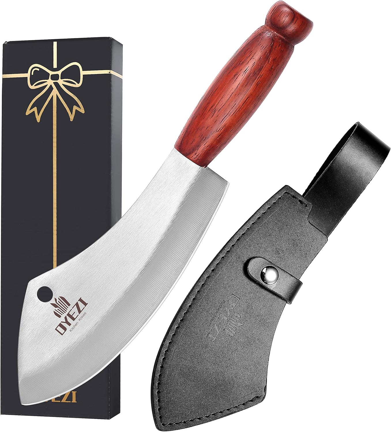 Cuchillo de carnicero OYEZI de 7,5",  acero inoxidable alemán.