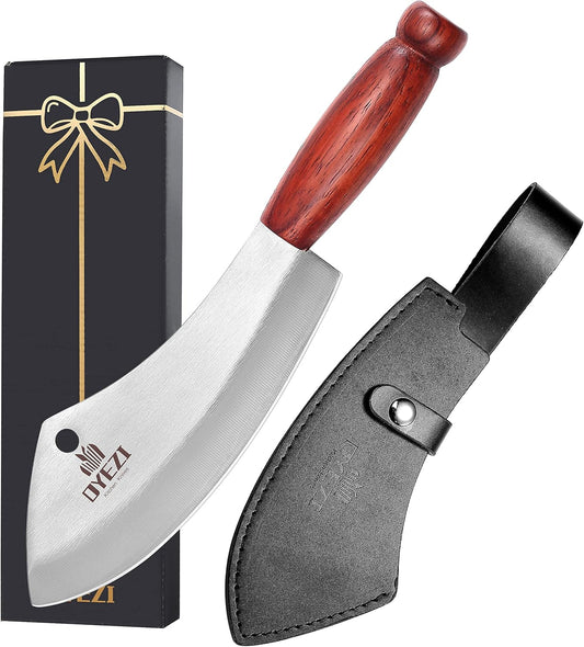 Cuchillo de carnicero OYEZI de 7,5",  acero inoxidable alemán.