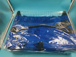 Asiento Plegable Para Gradas Sheenive Con Respaldo Acolchado Azul