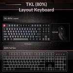 Teclado mecánico con cable Keychron C3/HE/TKL, interruptores magnéticos