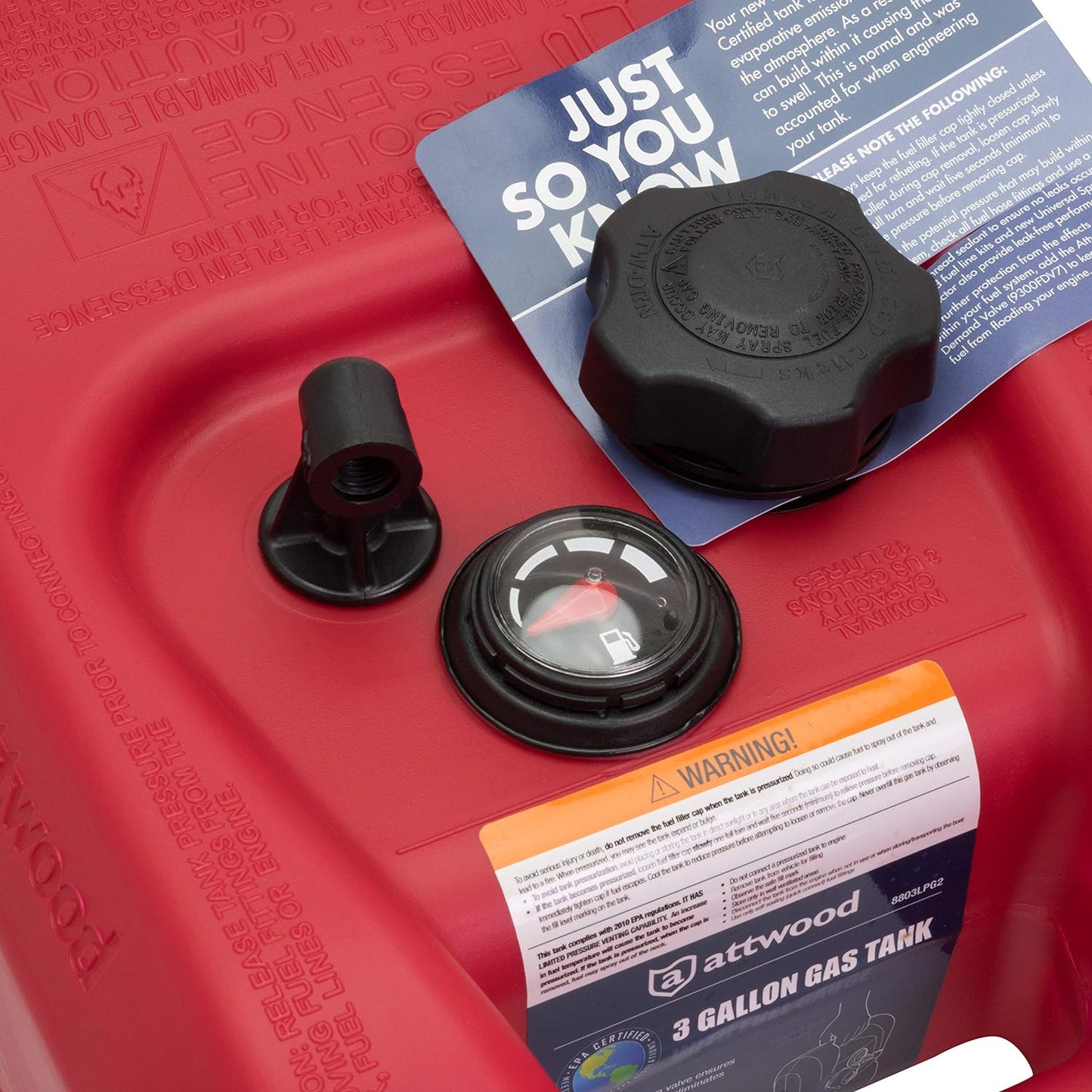 Depósito de Combustible portátil certificado Epa ATTWOOD