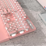 Teclado mecánico para juegos, MageGee, retroiluminado c/cable.