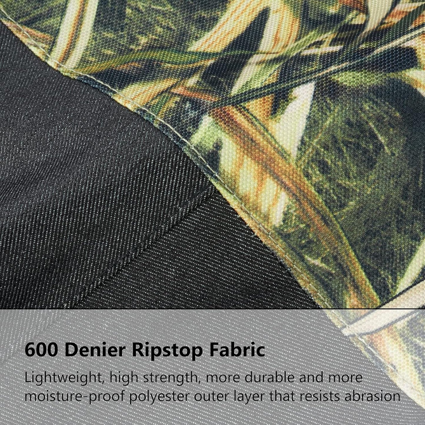 Vadeador transpirable, camuflaje hierba, para caza y pesca. XL