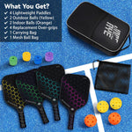 Juego De 4 Raquetas Con Bolas Y Bolsa JoncAye