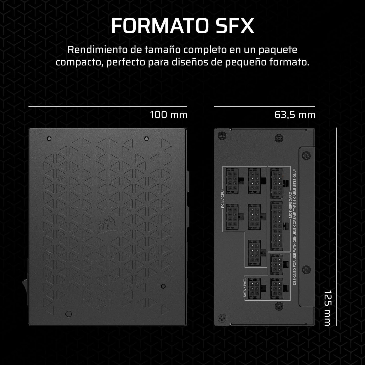 Fuente de Alimentación ATX, Compatible con ATX 3.1.