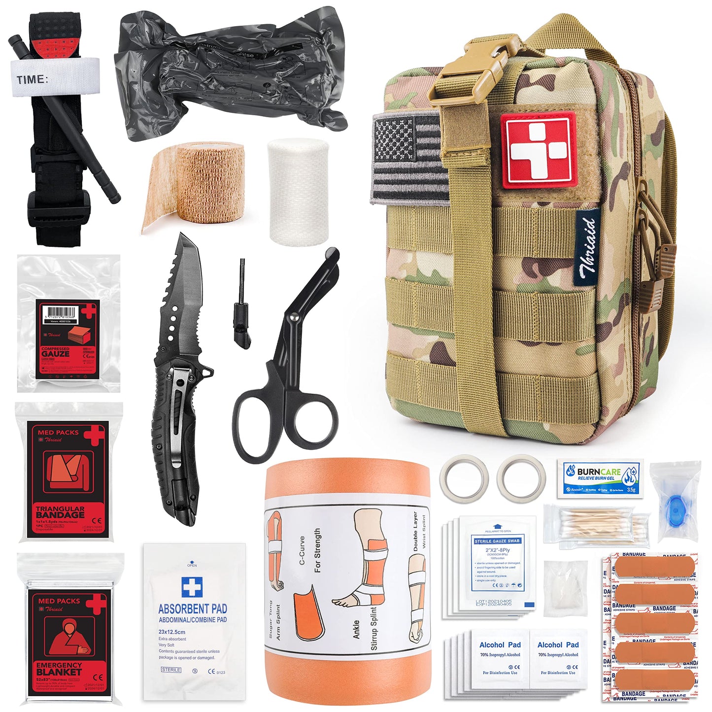 Kit de primeros auxilios, supervivencia de emergencia THRIAID