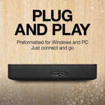 Seagate Portable Disco Duro Externo USB 3.0, Portátil, 2 TB