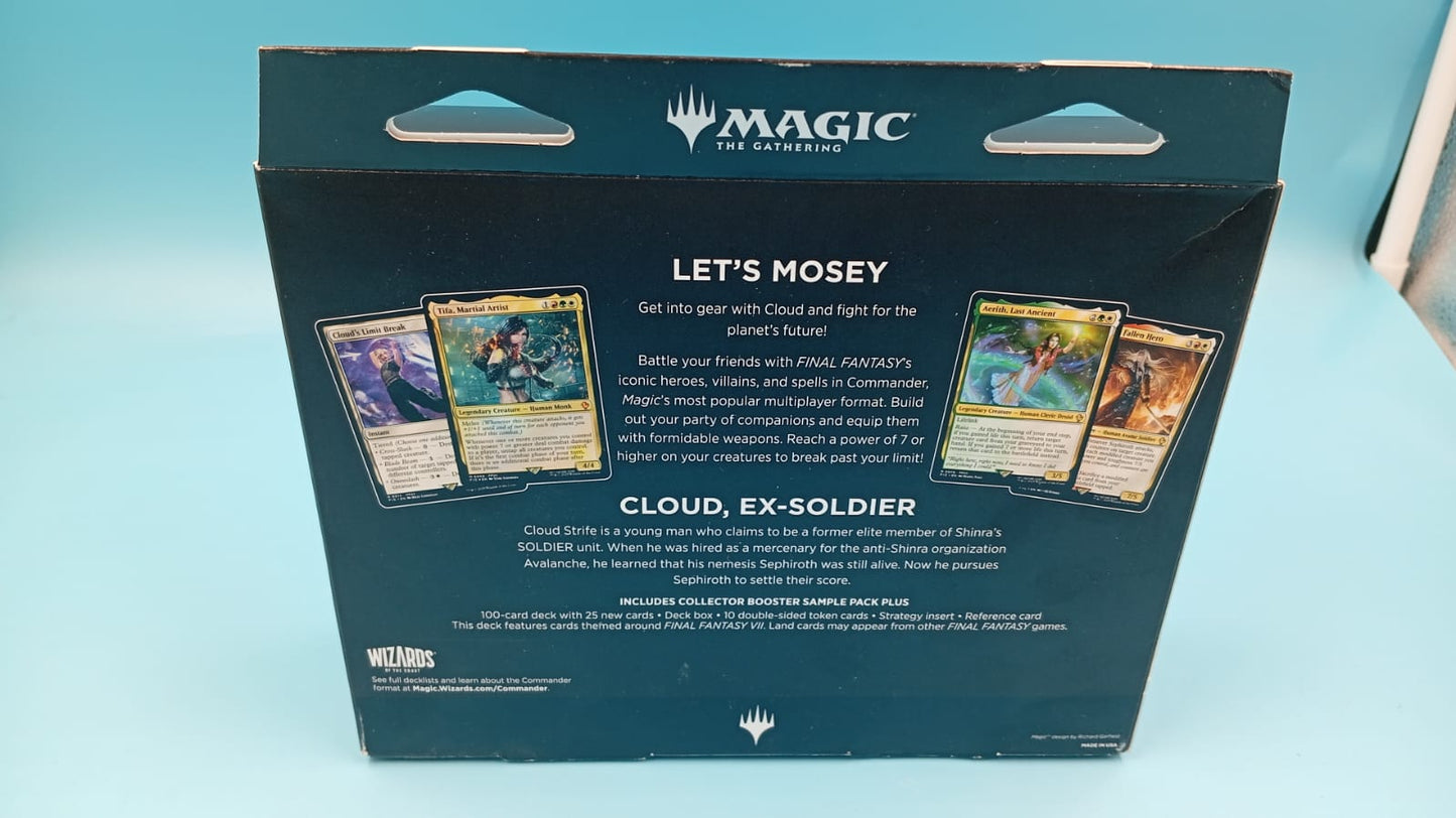 Mazo de cartas, Magic: The Gathering, Final fantasy VII.