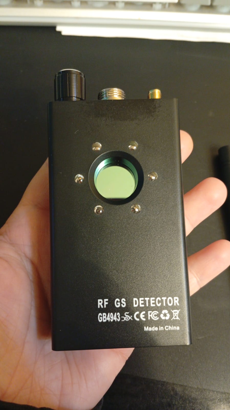 Detector de señales RF, inalámbrico, cámaras, GPS, Disp. Ocultos.