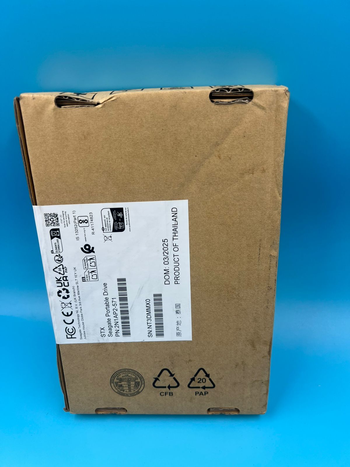 Seagate Portable Disco Duro Externo USB 3.0, Portátil, 2 TB