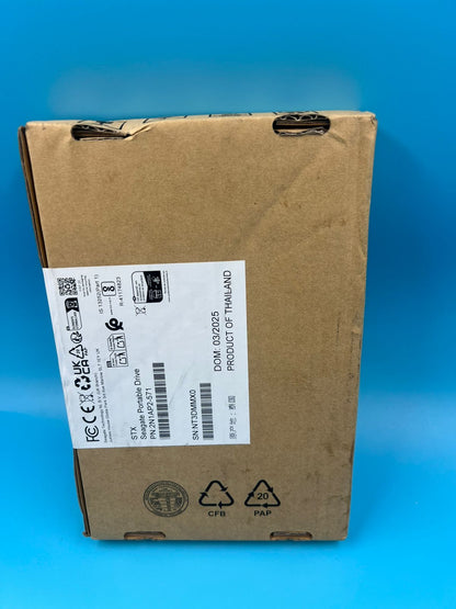 Seagate Portable Disco Duro Externo USB 3.0, Portátil, 2 TB