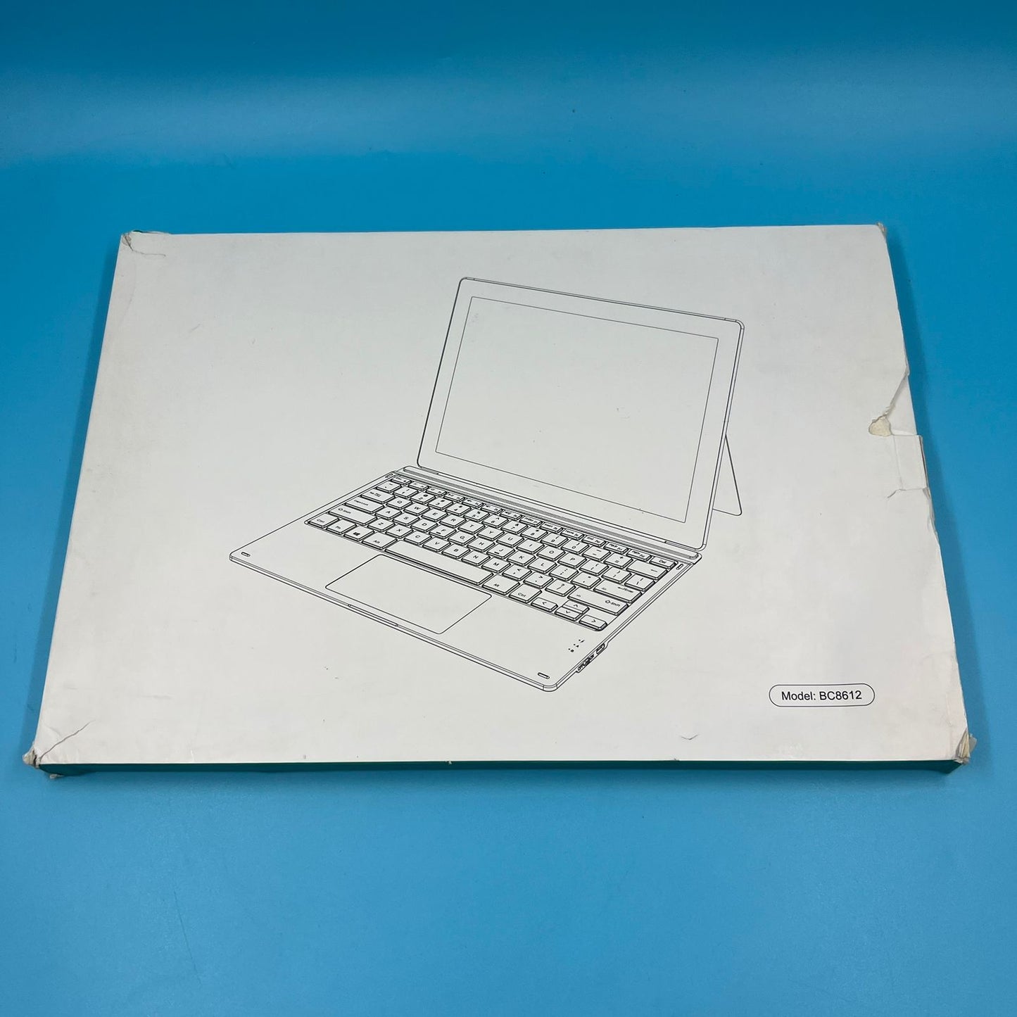 Teclado retroiluminado para Surface Pro 7 BC8612 negro (USADO)