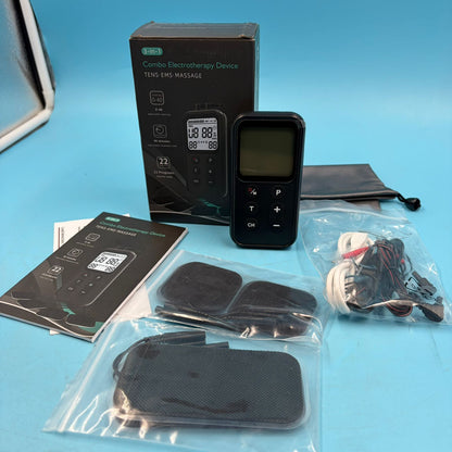 Electroestimulador Muscular EMS Recargable Masajeador Pads