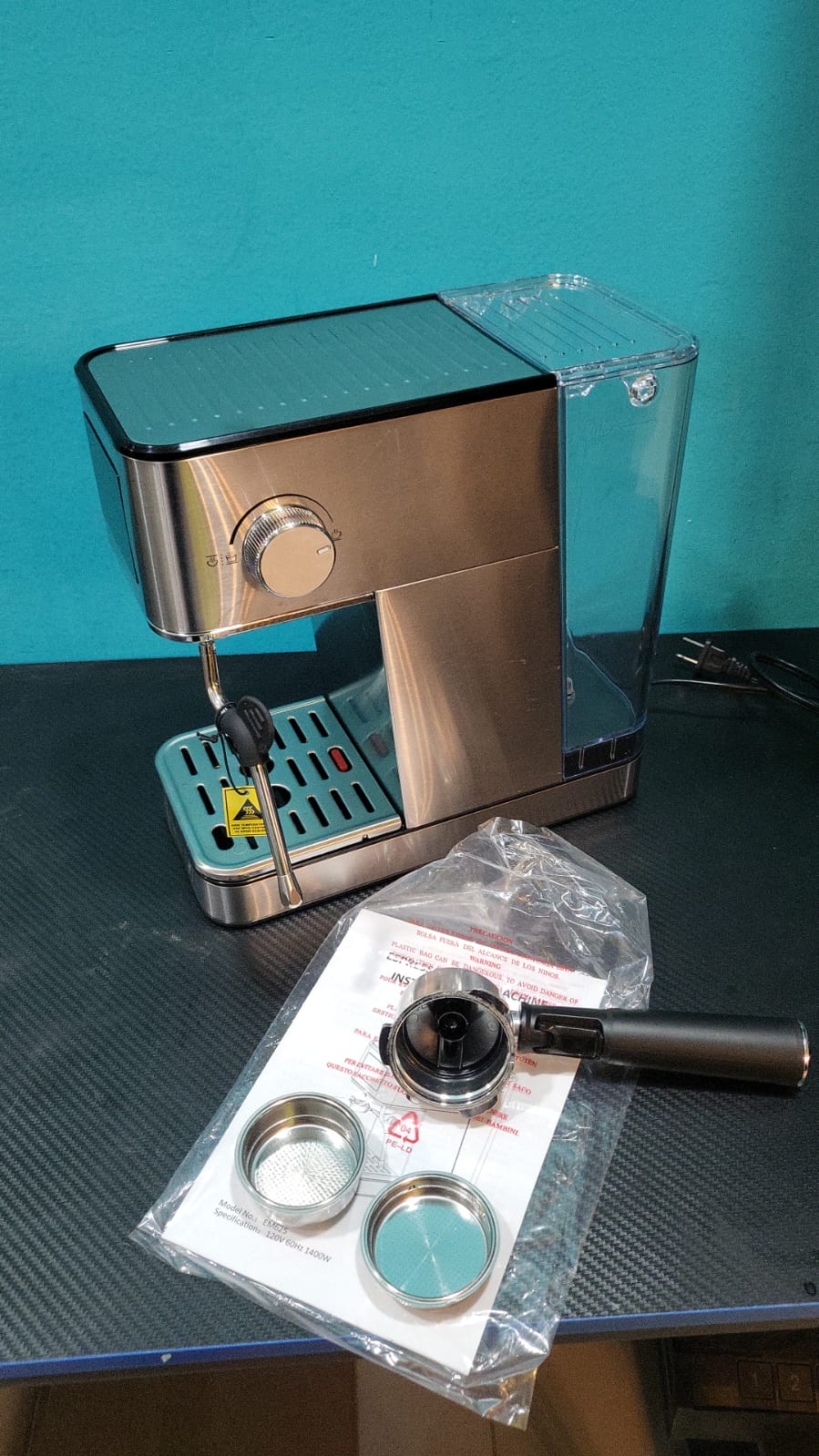 Máquina De Café Expreso, Profesional, Vaporizador De Leche