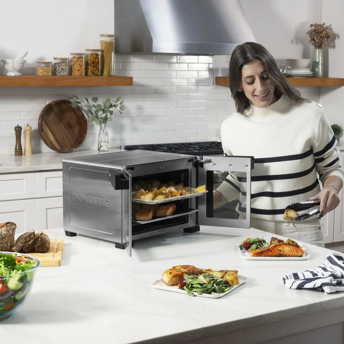 Freidora de Aire Digital de 6 Rebanadas Gourmia Horno 24L