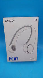 Ventilador de Cuello Recargable, Gaiatop M5, Comodo y Silencioso.
