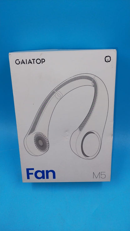 Ventilador de Cuello Recargable, Gaiatop M5, Comodo y Silencioso.