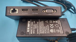 Docking Station Triple Displays Dual HDMI+VGA, 12 en 1
