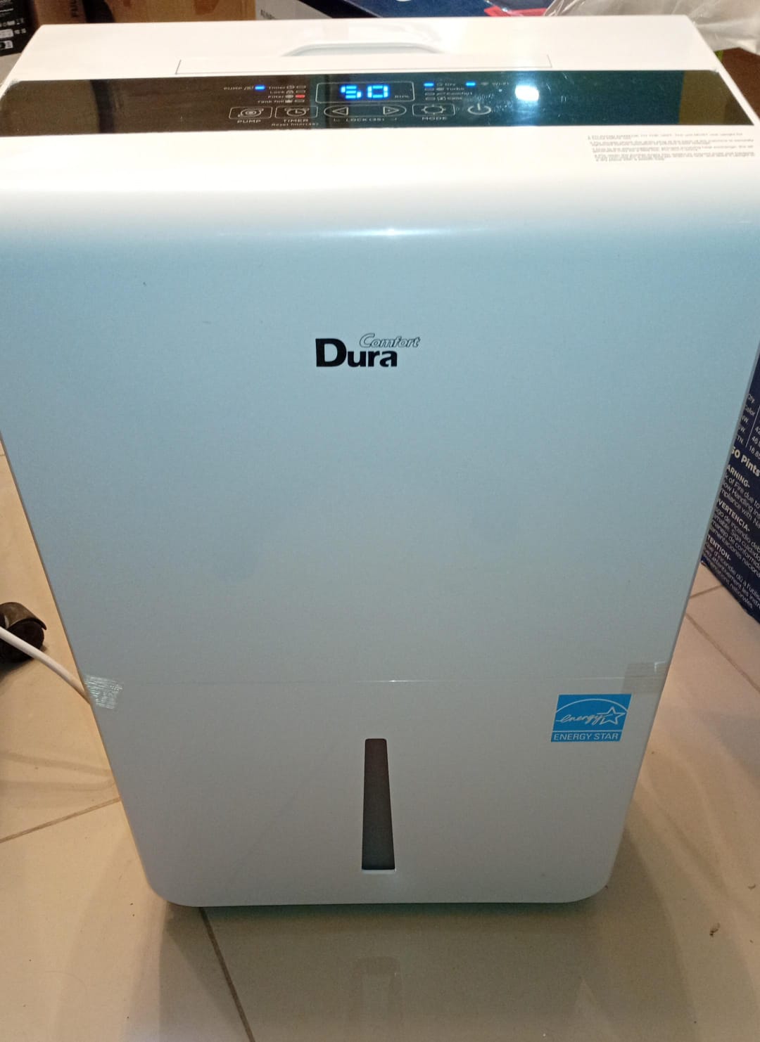 Deshumidificador, 4500 pies cuadrados, manguera drenaje,(USADO).