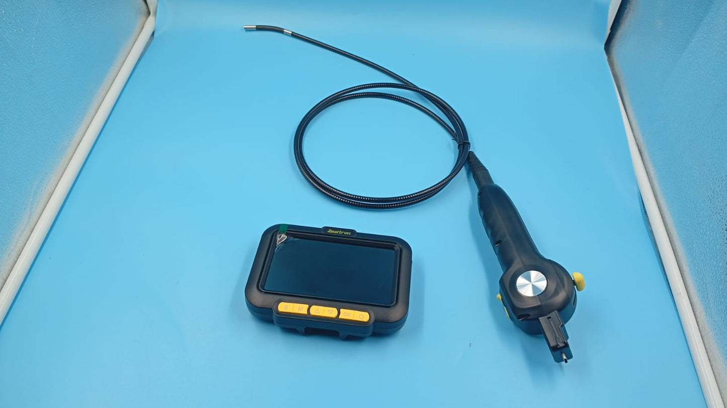 Boroscopio articulado bidireccional con luz, pantalla IPS, 5