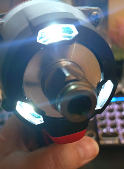 Llave de impacto inalámbrica Rivlox, con 2 baterías y cargador (USADA)