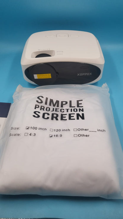 Proyector WiFi Bluetooth 7500L Full HD 1080P Proyector XOPPOX