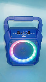 Máquina de karaoke JOYC, 2 micrófonos inalámbricos y luces RGB