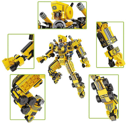 Bloques de construcción de 2 robots gigantes de combate 1150 pcs