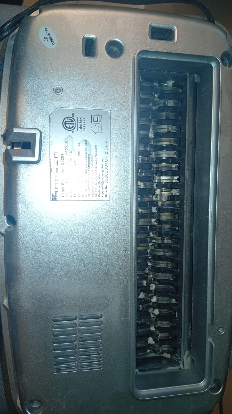 Trituradora de papel para oficina en casa, 4 gal. (USADO).