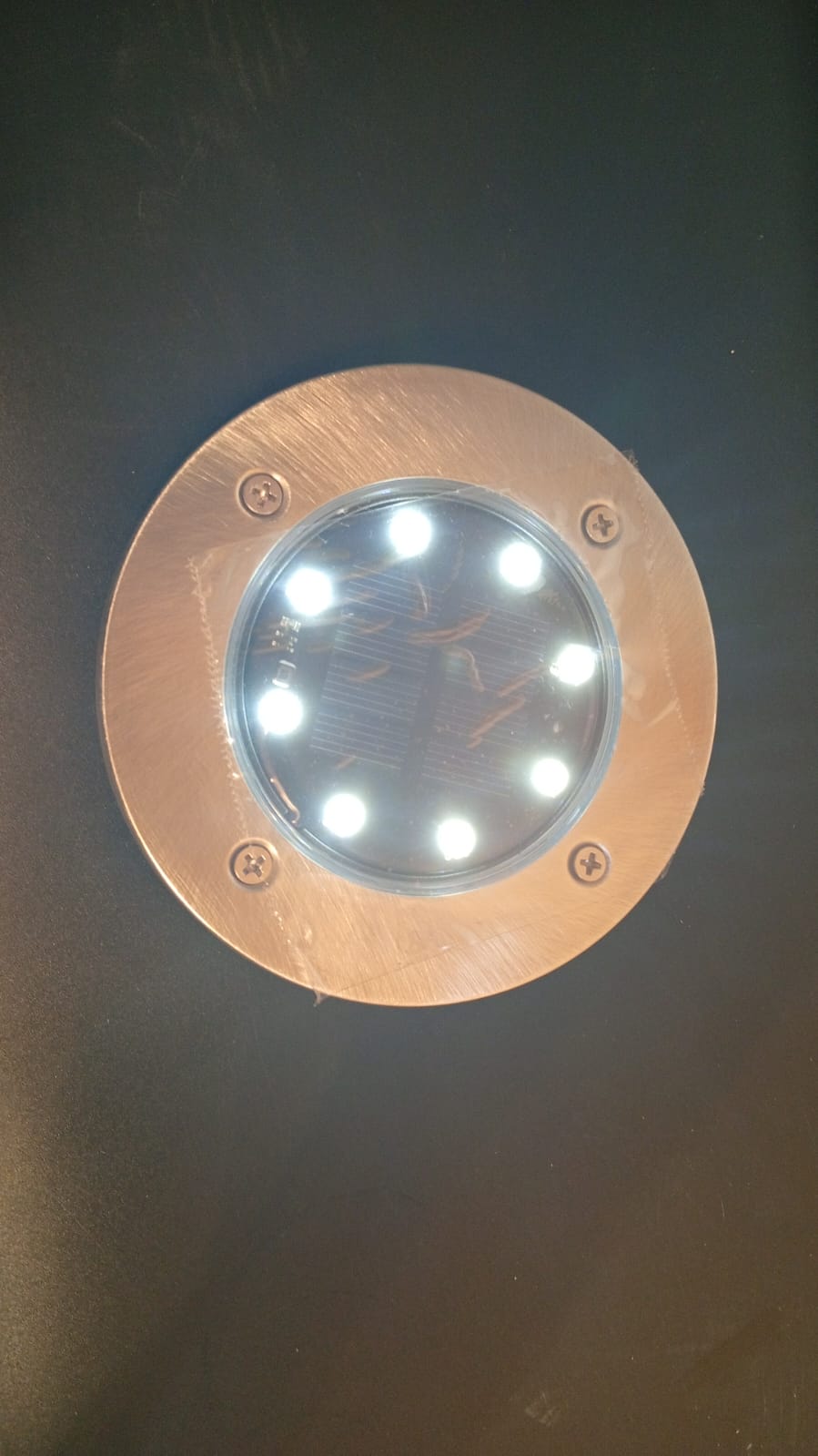 Luces solares de tierra, SOLPEX, 12pcs, impermeables, de jardin.