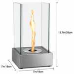 Chimenea Bioetanol De Mesa Portátil Decorativa Interior Eco-Feu