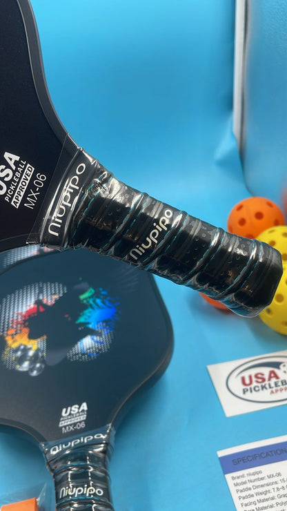 Juego de 4 palas de pickleball  NIUPIPO de grafito, 4 Pelotas incluidas.