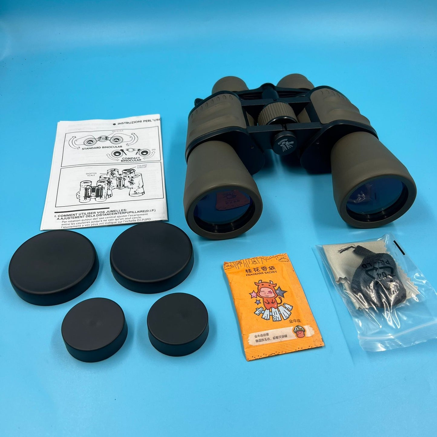 Binoculares estabilizados prismáticos con zoom